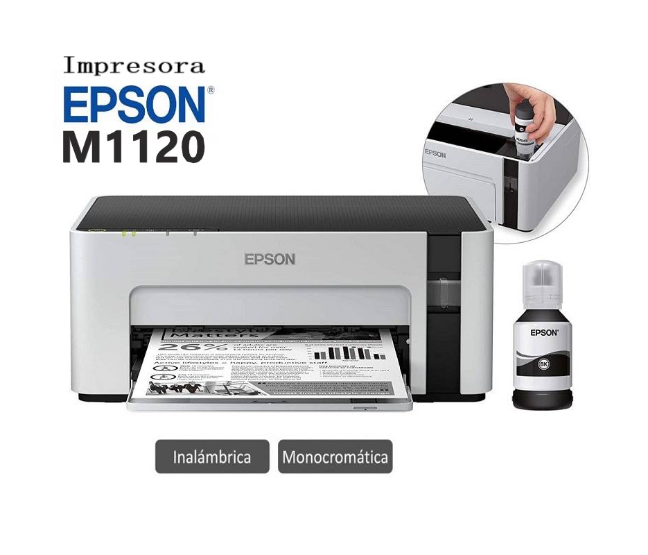 IMPRESORA MONOCROMATICA EPSON M1120 CON WIFI